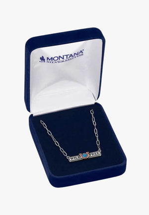 Montana Wild And Free Bar Necklace