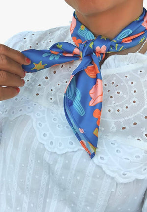 Treasure Chest Co Cowgirl Silk Scarf