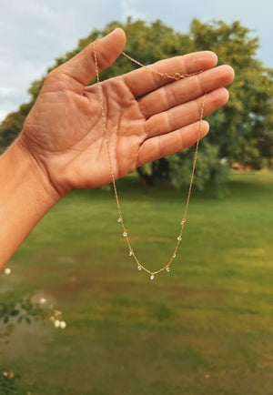 Treasure Chest Co Dainty Dangle Necklace