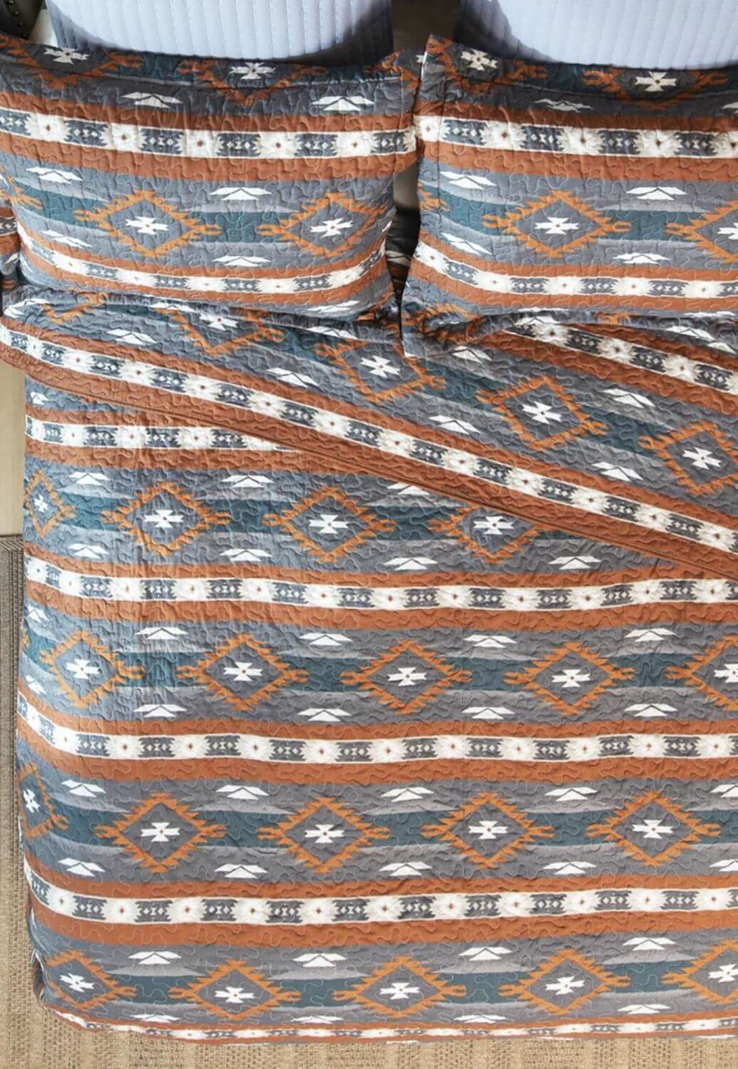 Wrangler Checotah Quilt Set - Queen