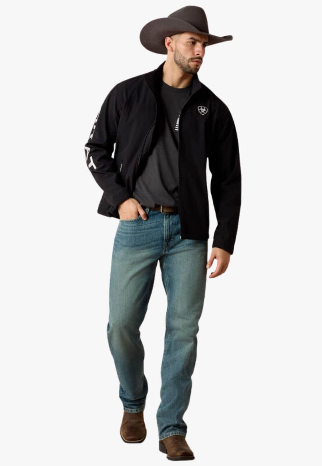 Ariat Mens Team Logo Softshell Jacket