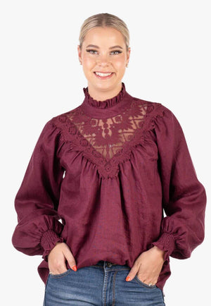 Hitchley & Harrow Womens Linen Shirt
