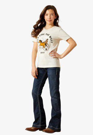 Ariat Girls Wild Like The West T-Shirt