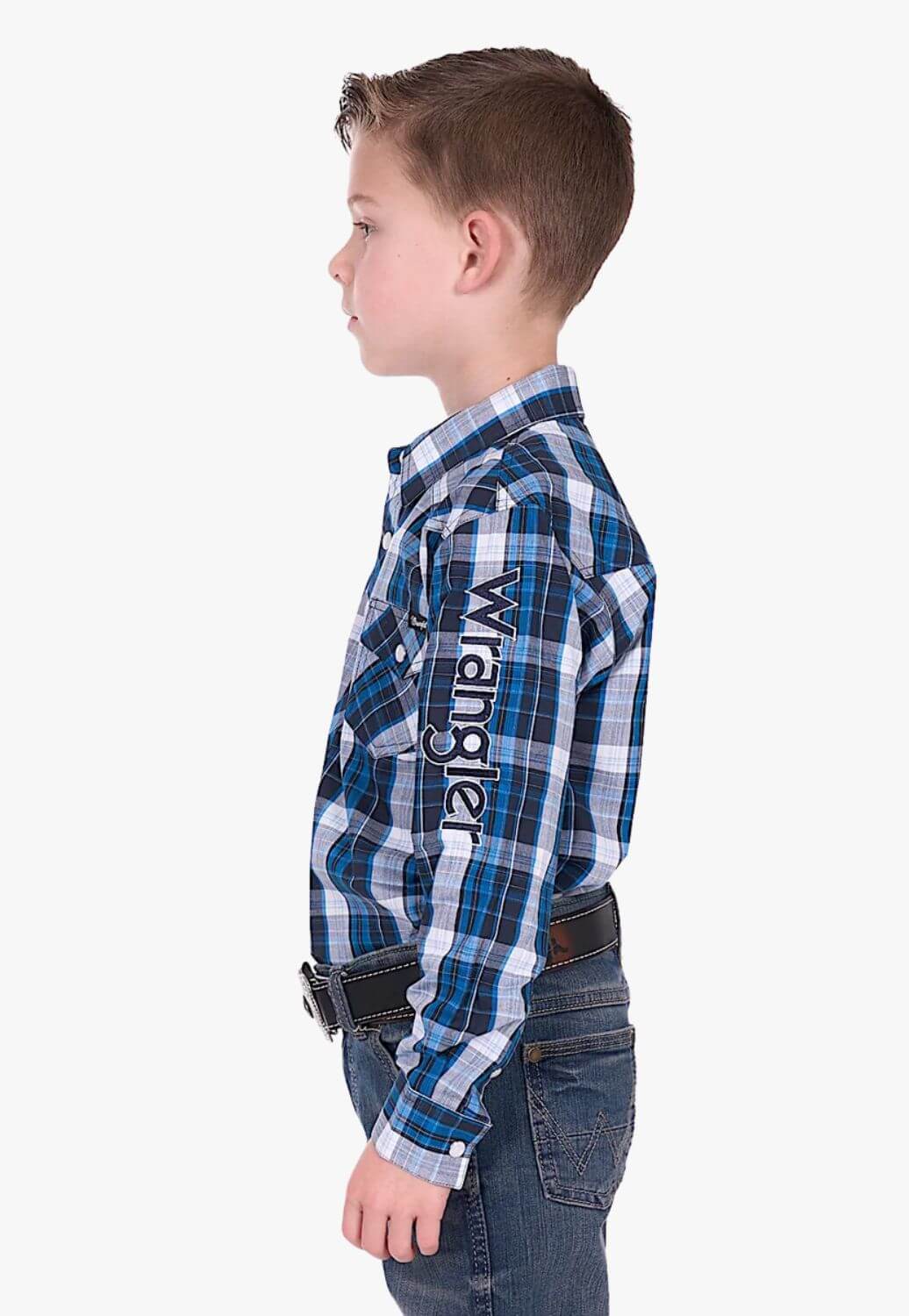 Wrangler Boys Tony Logo Long Sleeve Shirt