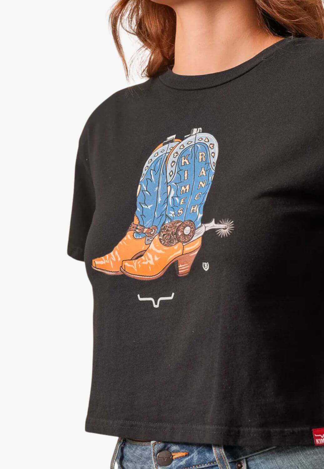 Kimes Ranch Womens Lucky B Boots For Walkin T-Shirt