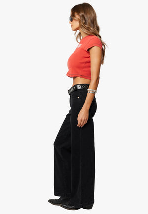 Abrand 95 Mid & Wide Brie Jeans