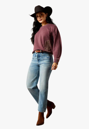 Ariat Womens Cheyenne Yoke Ultra High Rise Straight Leg Jean 10065935