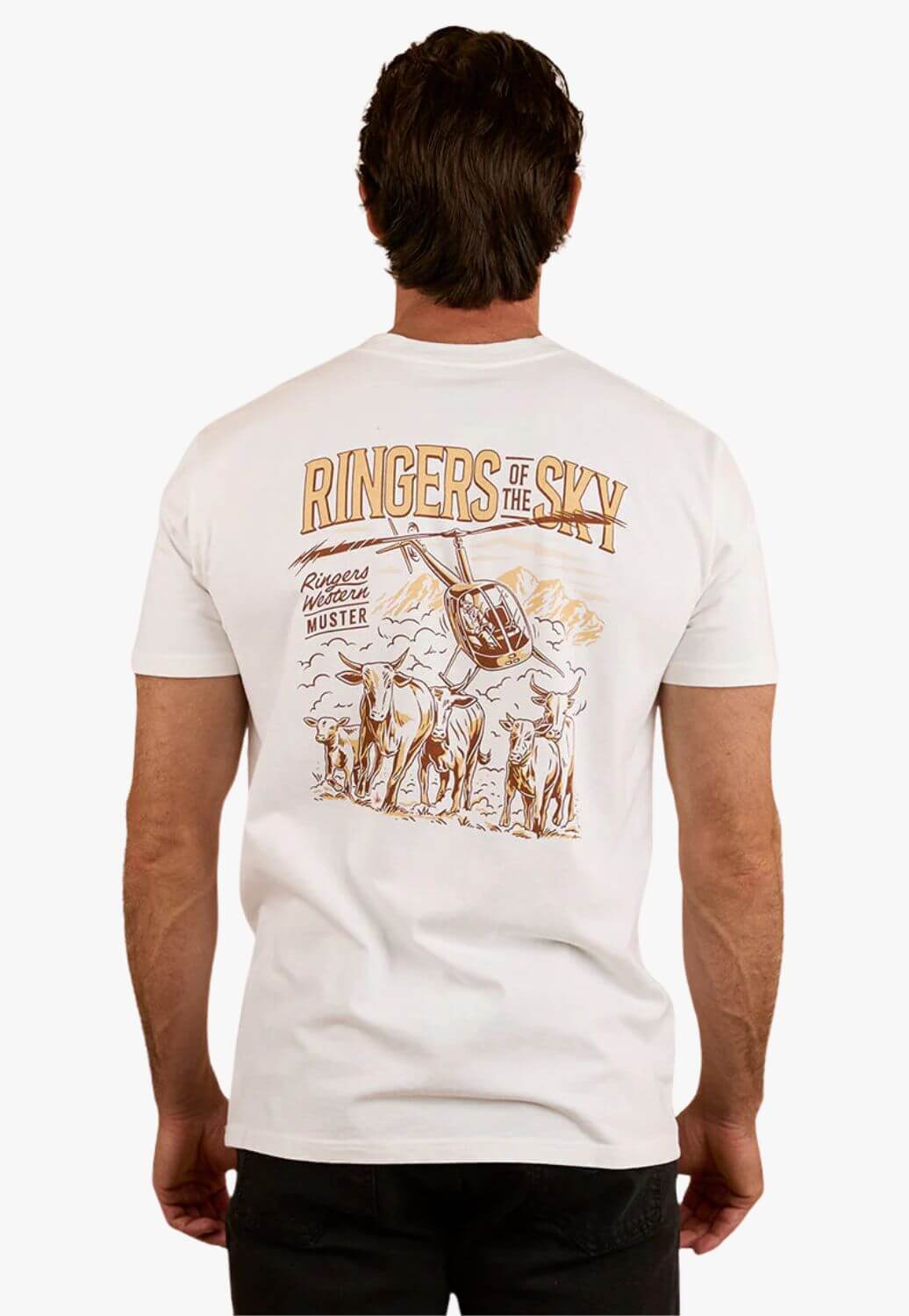 Ringers Western Mens Ringers Of The Sky T-Shirt