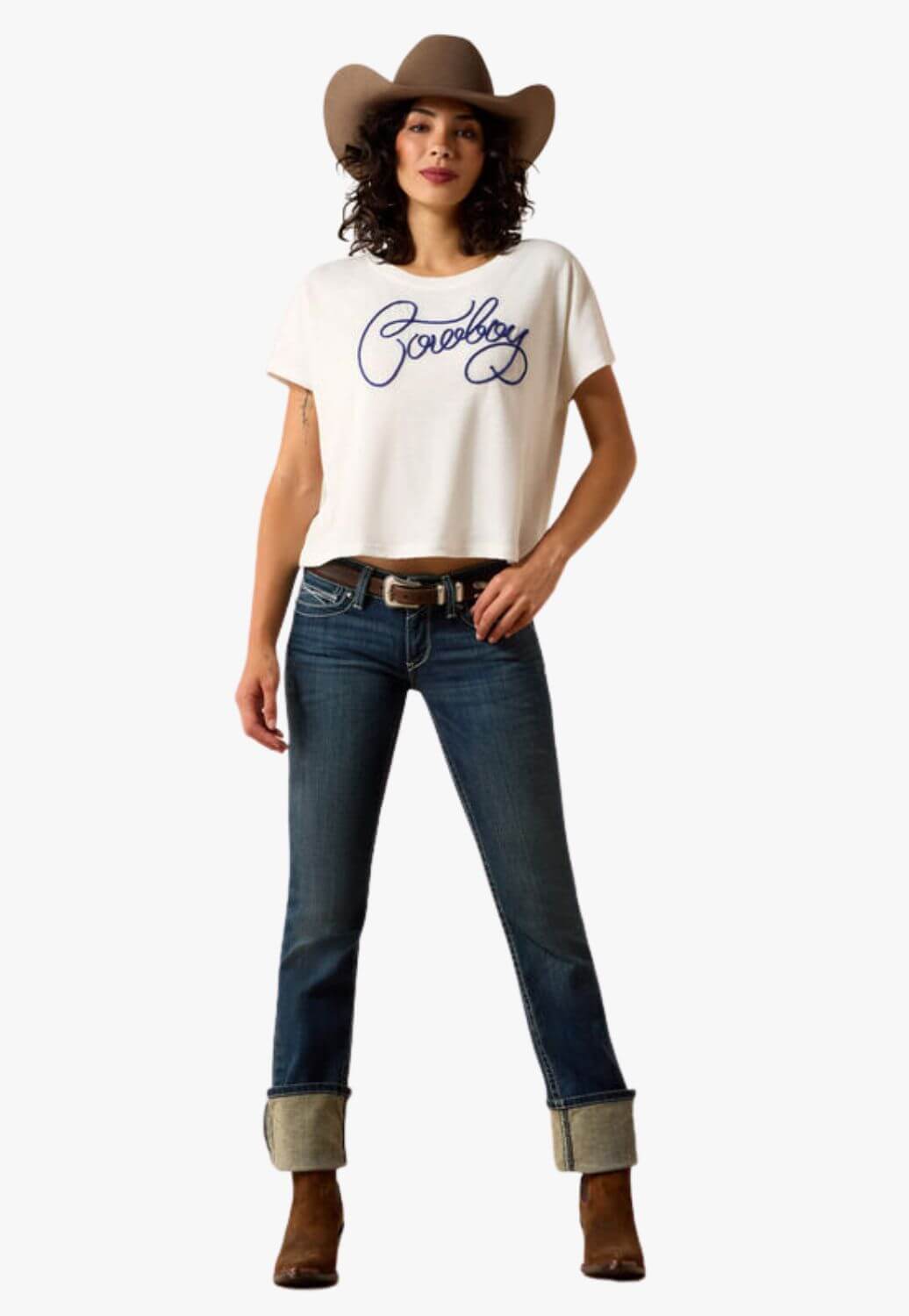 Ariat Womens REAL Mid Rise Stretch Icon Jean