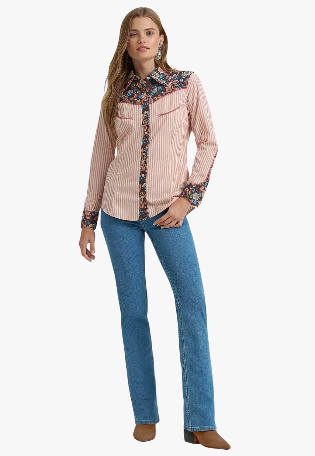 Wrangler X Lainey Wilson Prarie Print Shirt