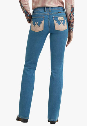 Wrangler X Lainey Wilson Womens Embellished Mae Boot Cut Jeans