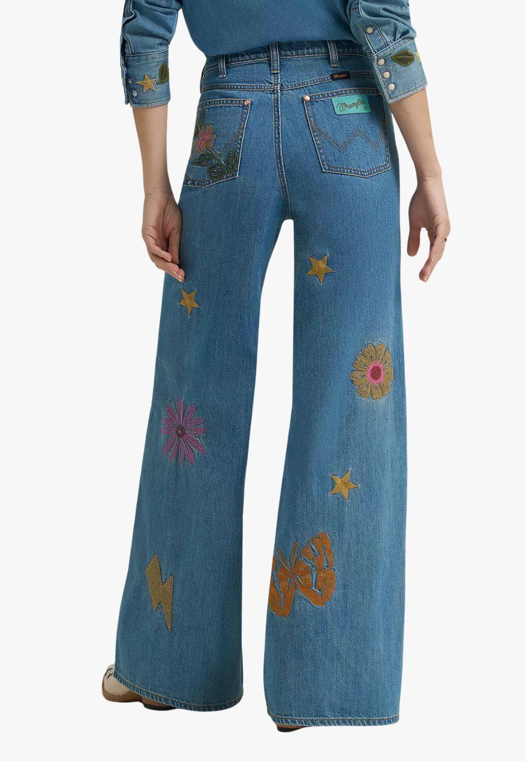 Wrangler X Lainey Wilson Womens Cheeky Wide Leg Jean