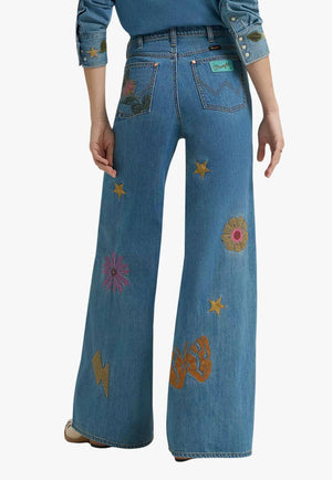 Wrangler X Lainey Wilson Womens Cheeky Wide Leg Jean