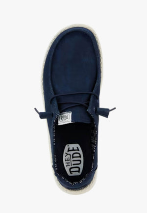 Hey Dude Womens Wendy Stretch Canvas Shoe