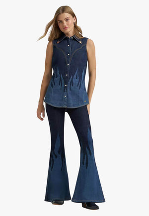 Wrangler X Lainey Wilson Womens Sleeveless Shirt