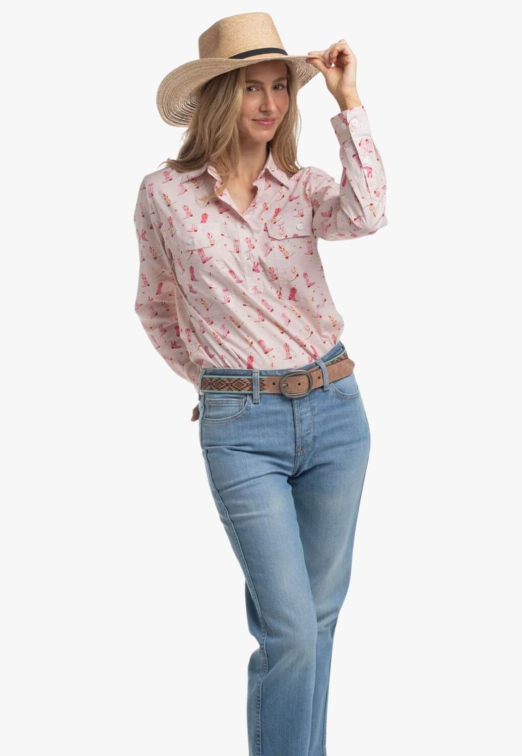 Just Country Womens Georgie Work Shirt
