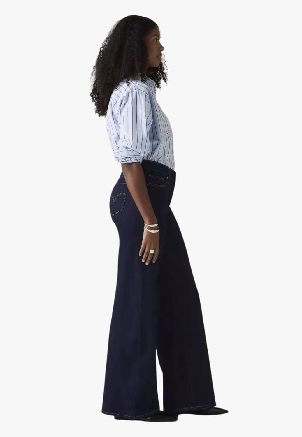 Levis Womens 318 Shaping Wide Leg Jean
