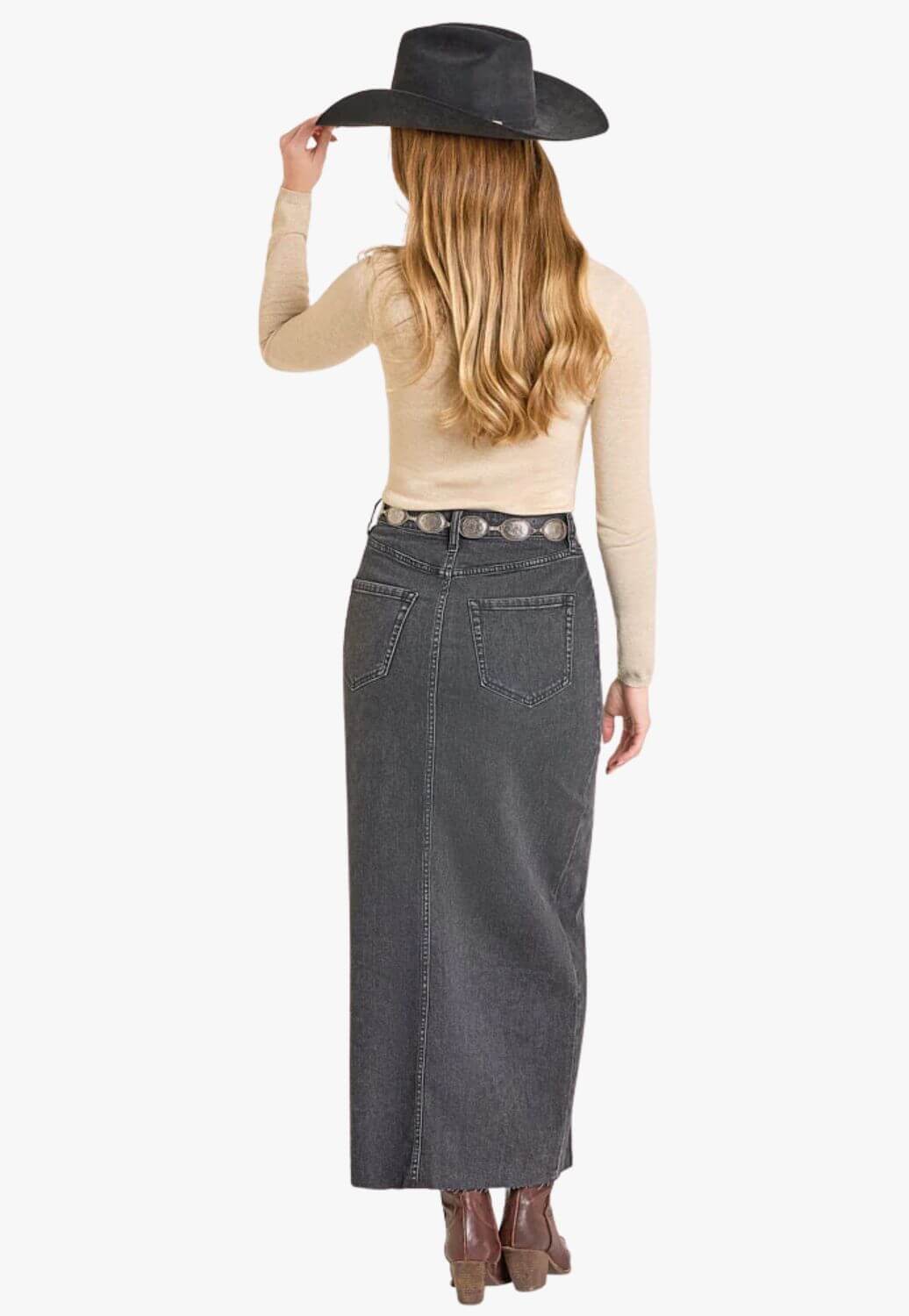 Rock &amp; Roll Womens Front Seam Maxi Skirt