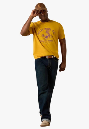 Ariat Mens College Bronco T-Shirt