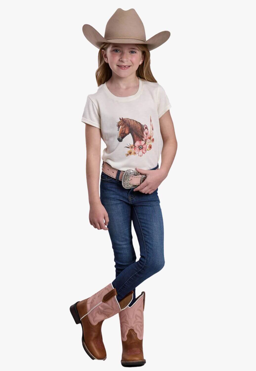 Roper Girls Short Sleve Western Shirt