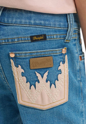 Wrangler X Lainey Wilson Girls Embellished Mae Boot Cut Jeans