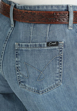 Cruel Girl Womens Hannah Moderate Rise Crop Jean