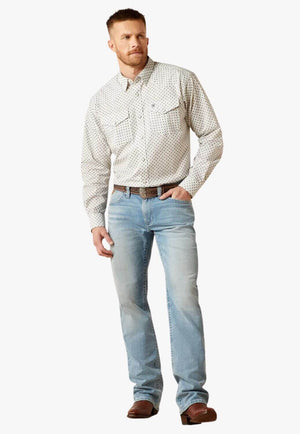 Ariat Mens Long Sleeve Snap Shirt