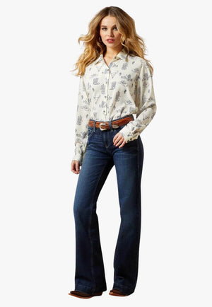 Ariat Womens Homestyle Long Sleeve Shirt