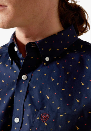 Ariat Mens Beaux Fitted Long Sleeve Shirt