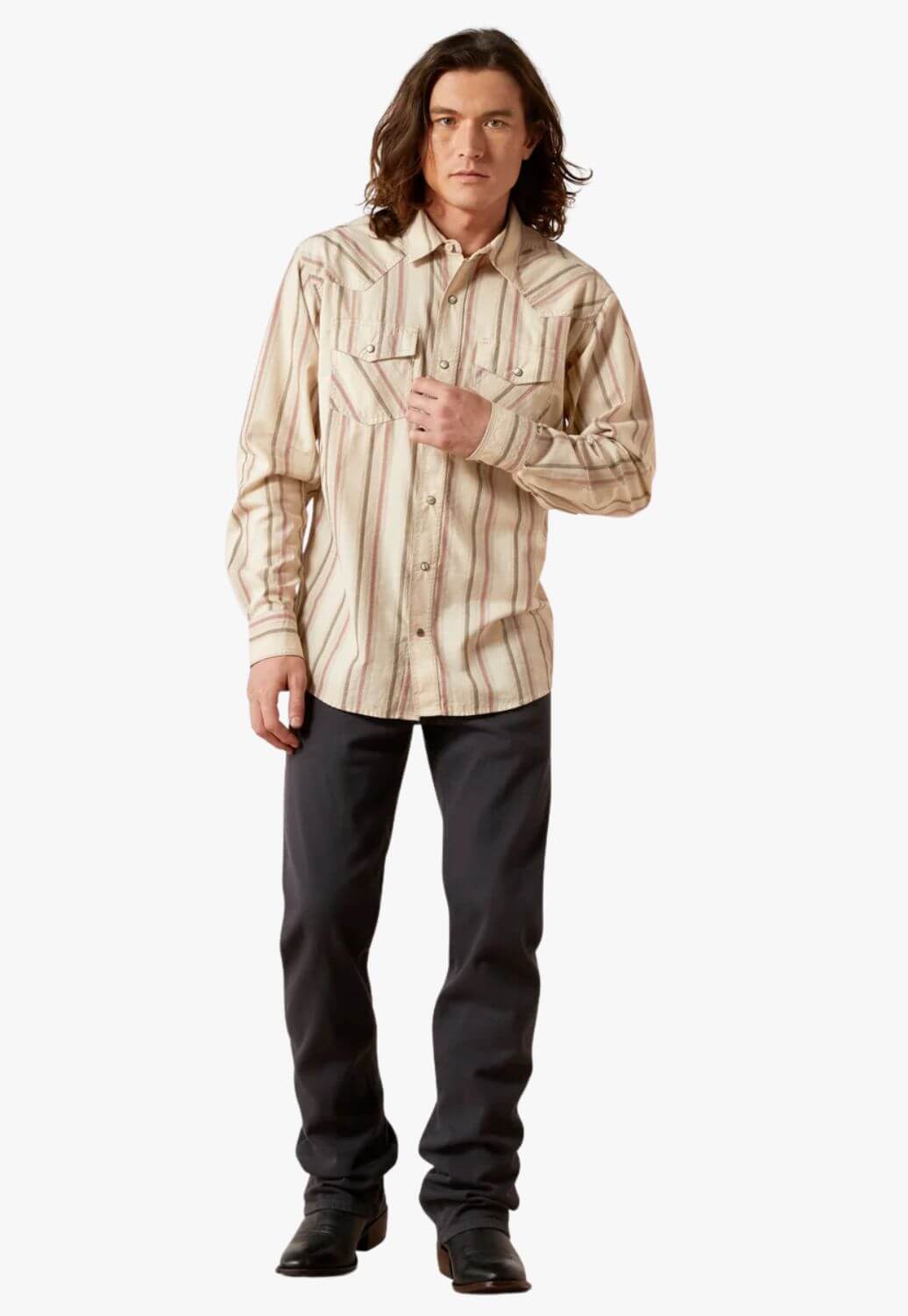 Ariat Mens Hines Long Sleeve Snap Shirt