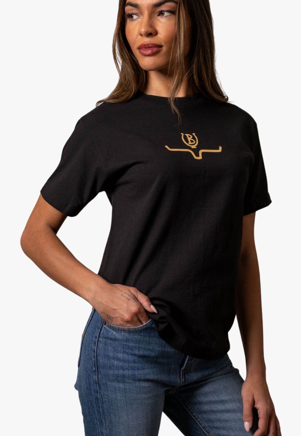 Kimes Ranch Womens Lucky B Saddle T-Shirt