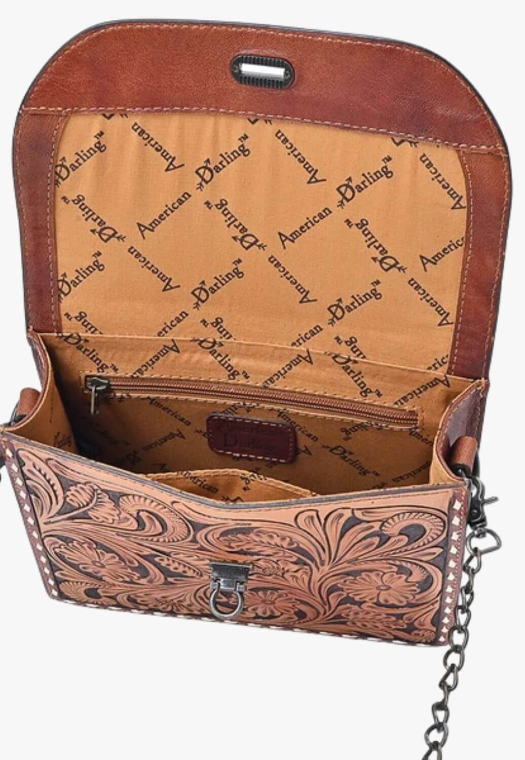 American Darling Cross body Bag With Chain Strap