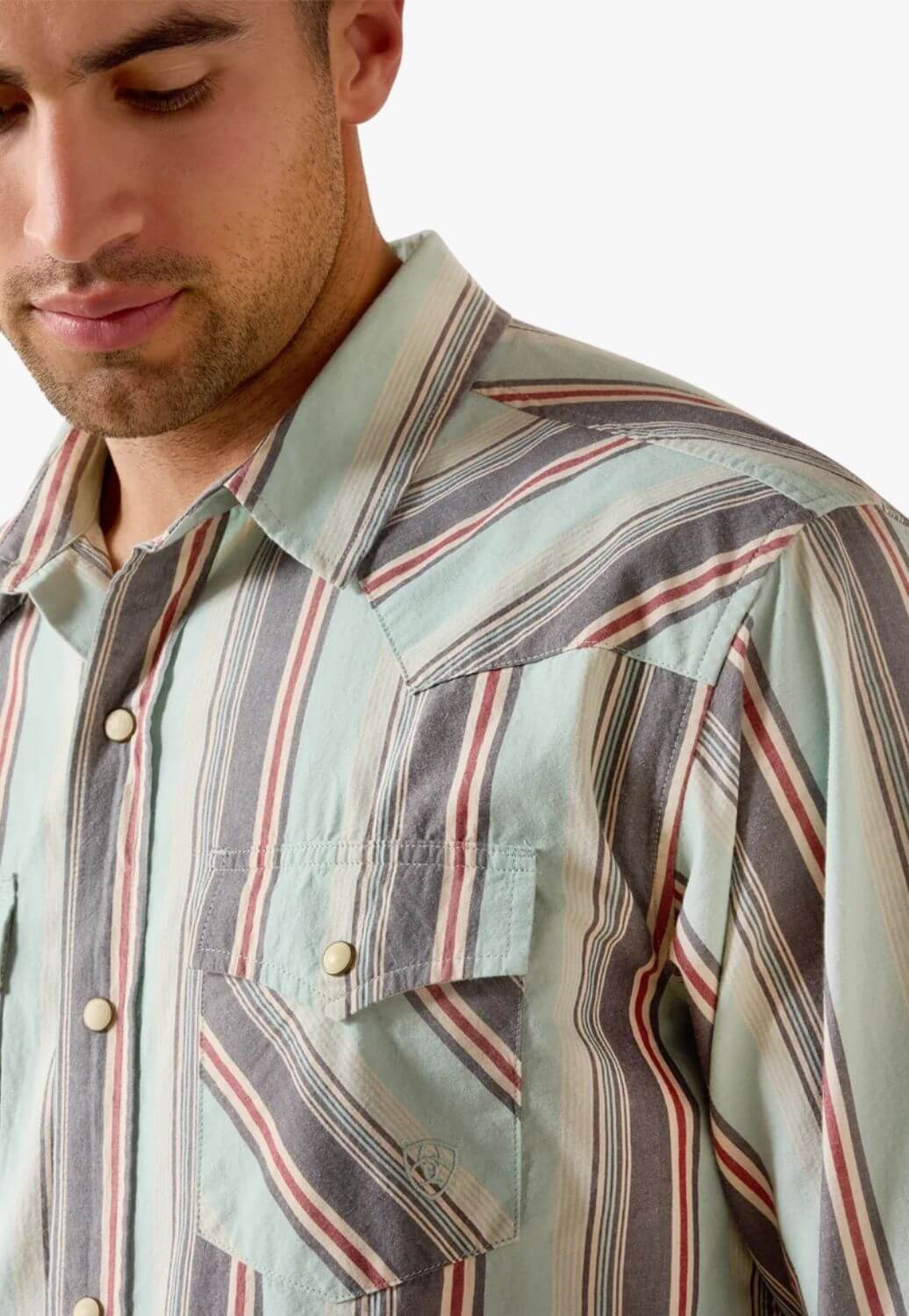 Ariat Mens Long Sleeve Snap Shirt