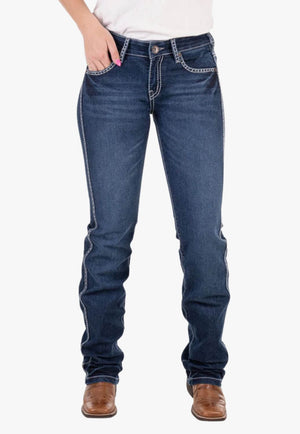 Hitchley & Harrow Womens Mid Rise Jean