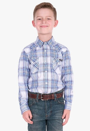 Wrangler Boys Eric Long Sleeve Shirt