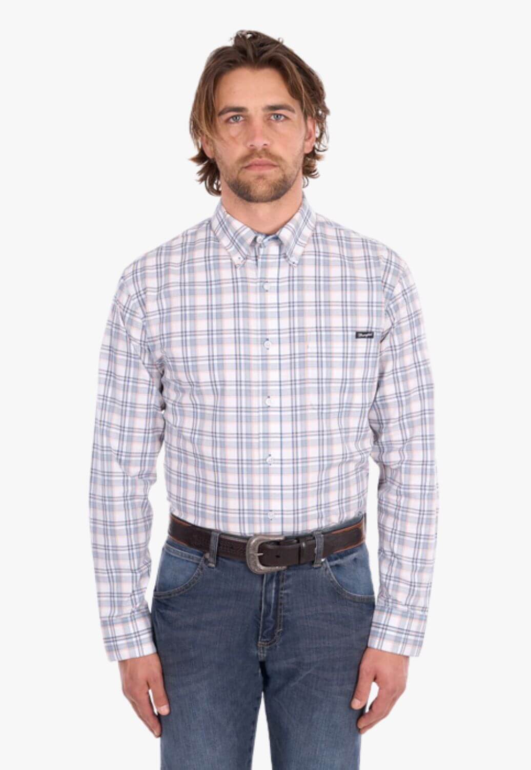 Wrangler Mens Ben Long Sleeve Shirt