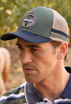 Wrangler Mens Neil Trucker Cap
