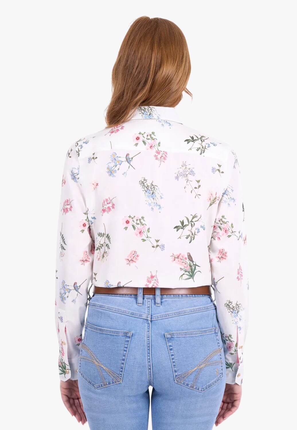 Thomas Cook Womens Mona Long Sleeve Shirt Pink Floral 8
