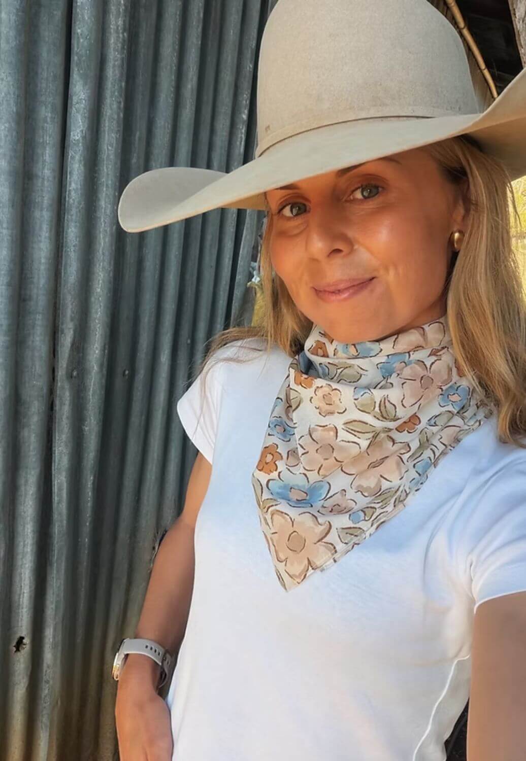 Treasure Chest Co Womens Floral Scarf