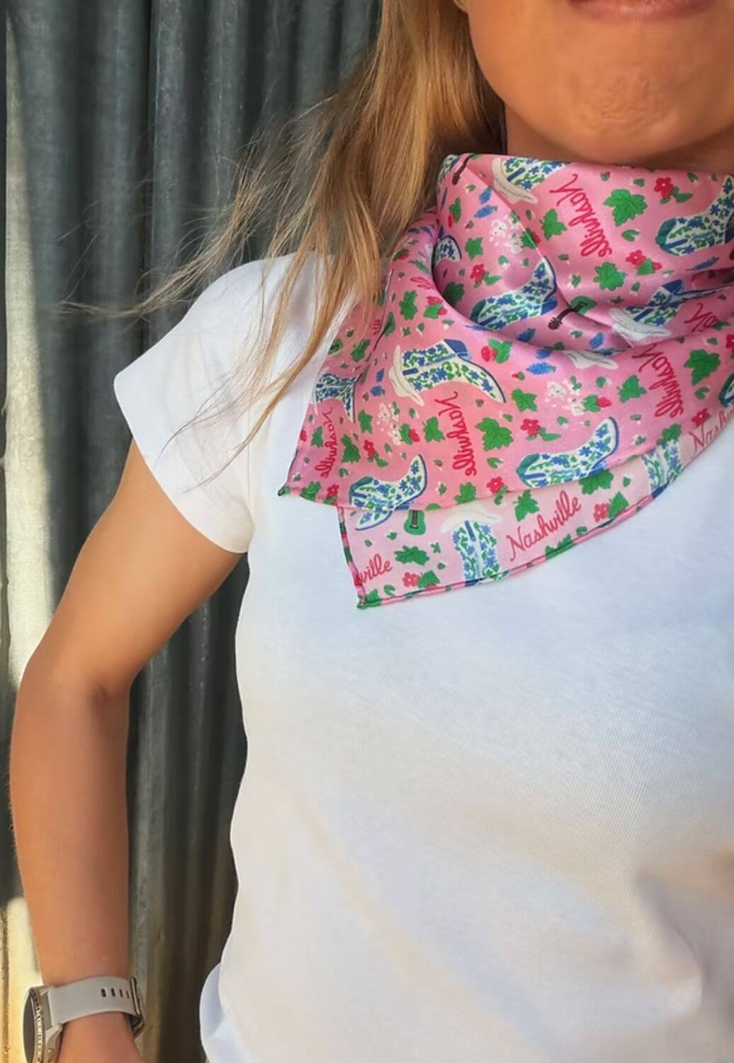 Treasure Chest Co Womens Nashville Silk Scarf