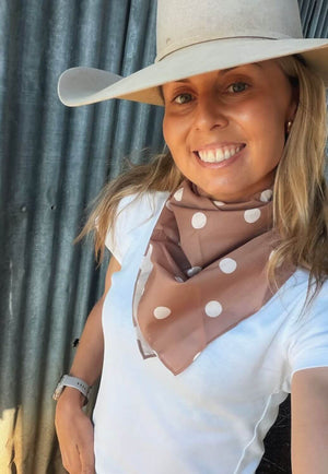 Treasure Chest Co Womens Polka Dot Scarf