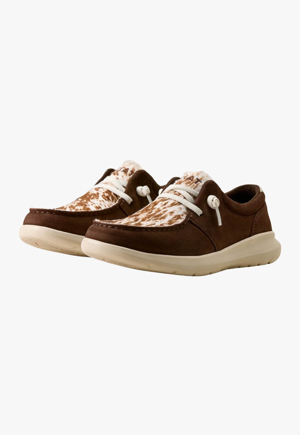 Ariat Womens Speckled Cow Print Hilo Shoe
