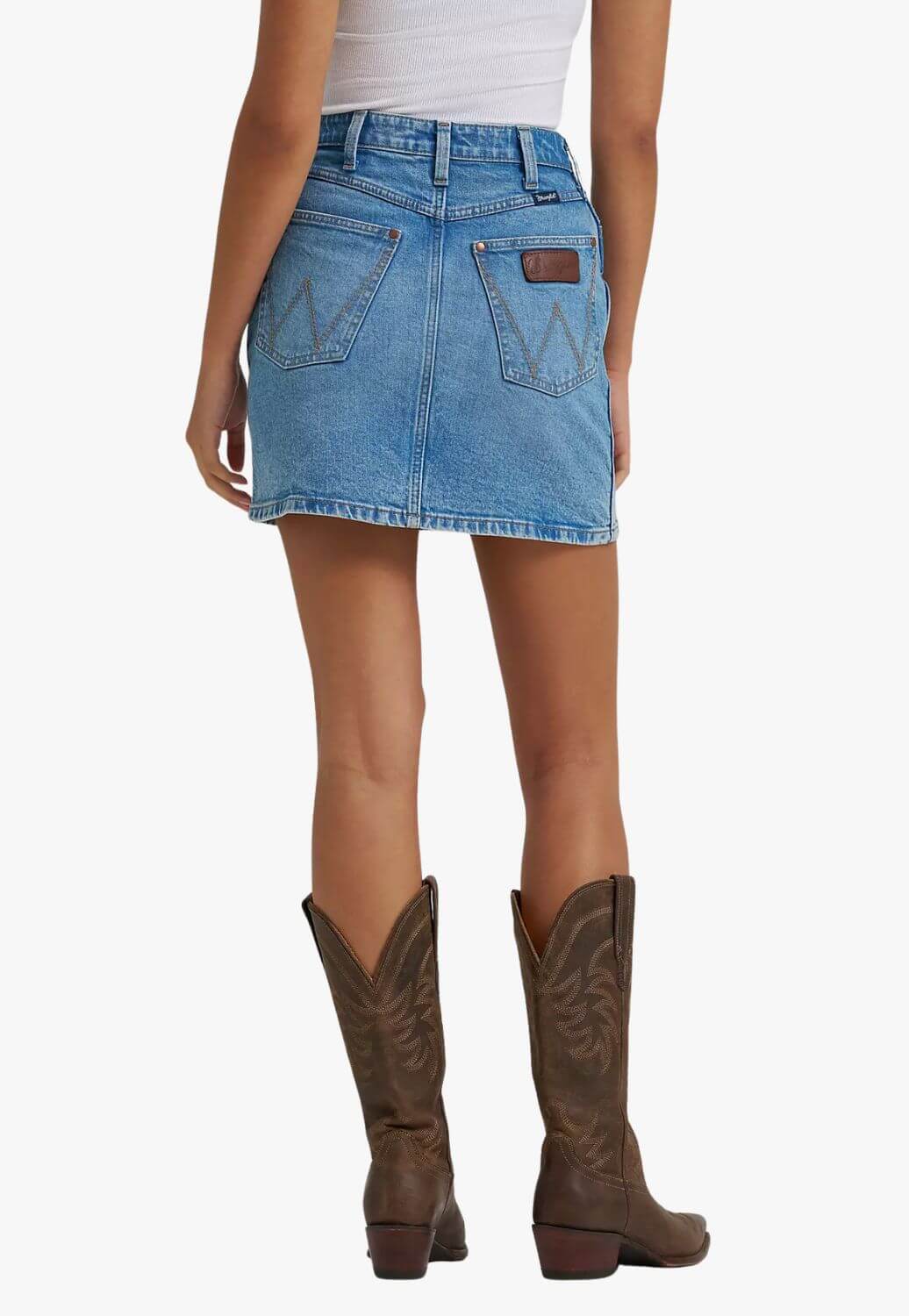 Wrangler Womens High Rise Skirt