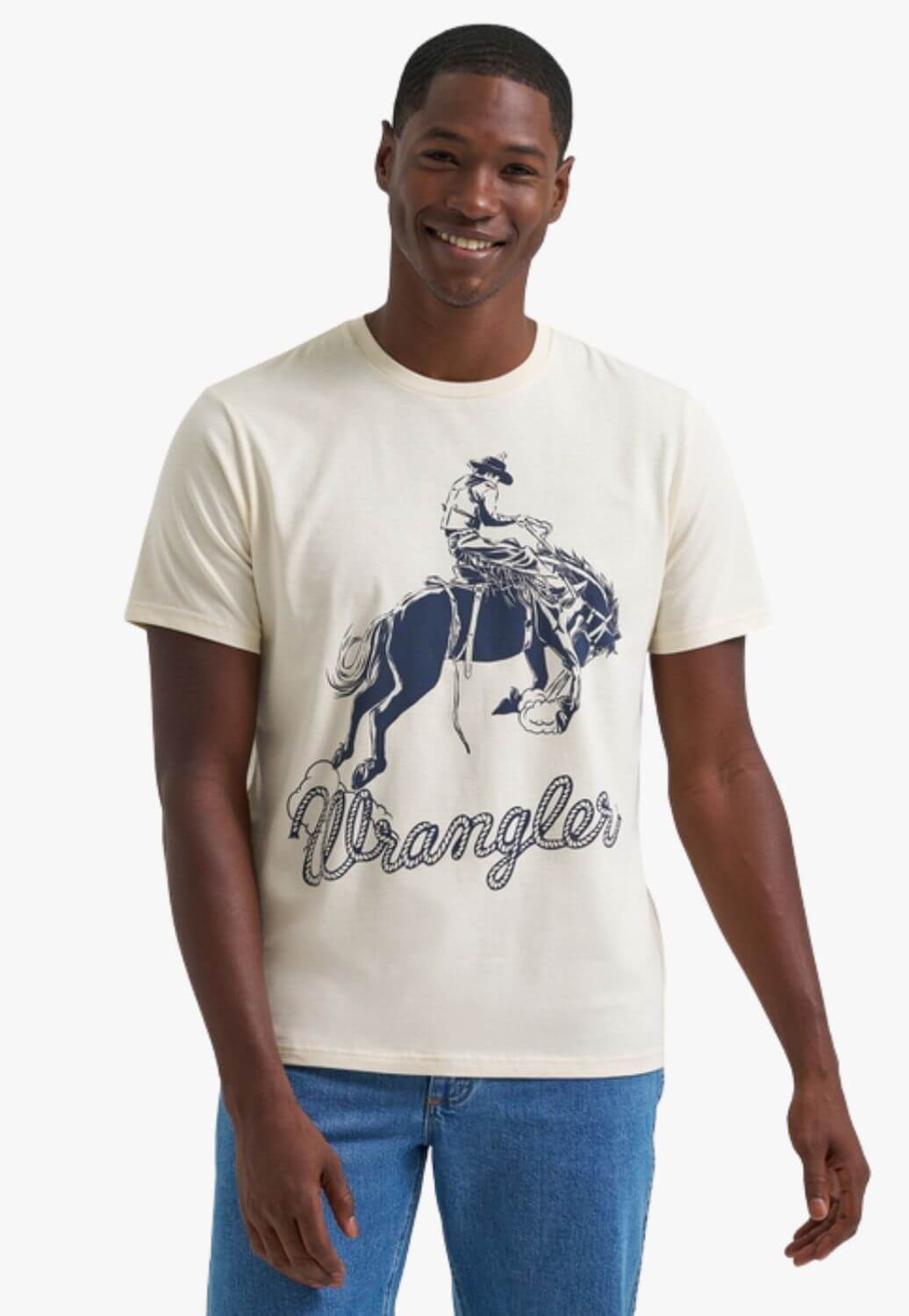 Wrangler Mens Bronc Rider Graphic TShirt