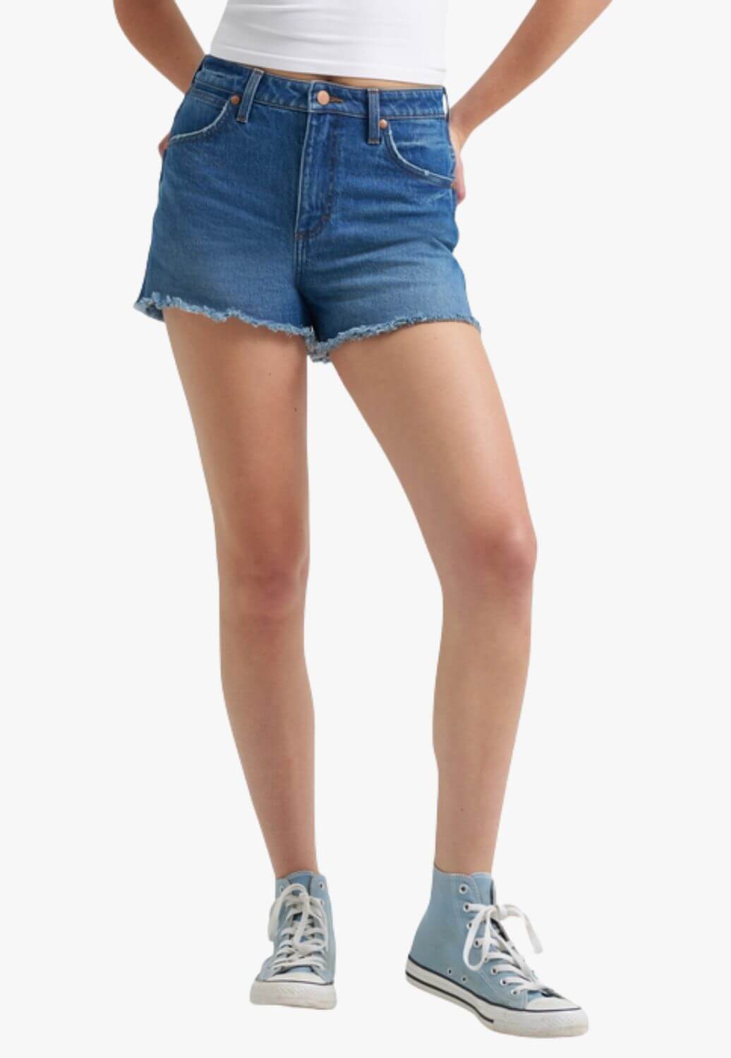 Wrangler Womens High Rise Shorts