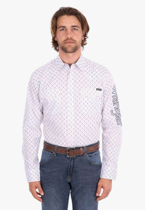 Wrangler Mens Frederick Long Sleeve Shirt