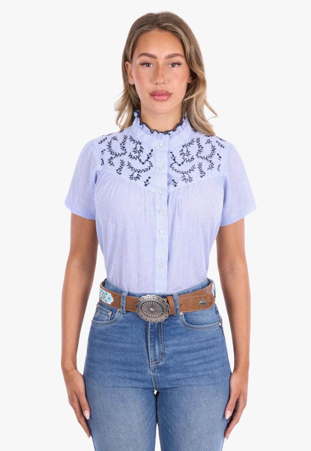 Pure Western Womens Kara Short Sleeve Shirt