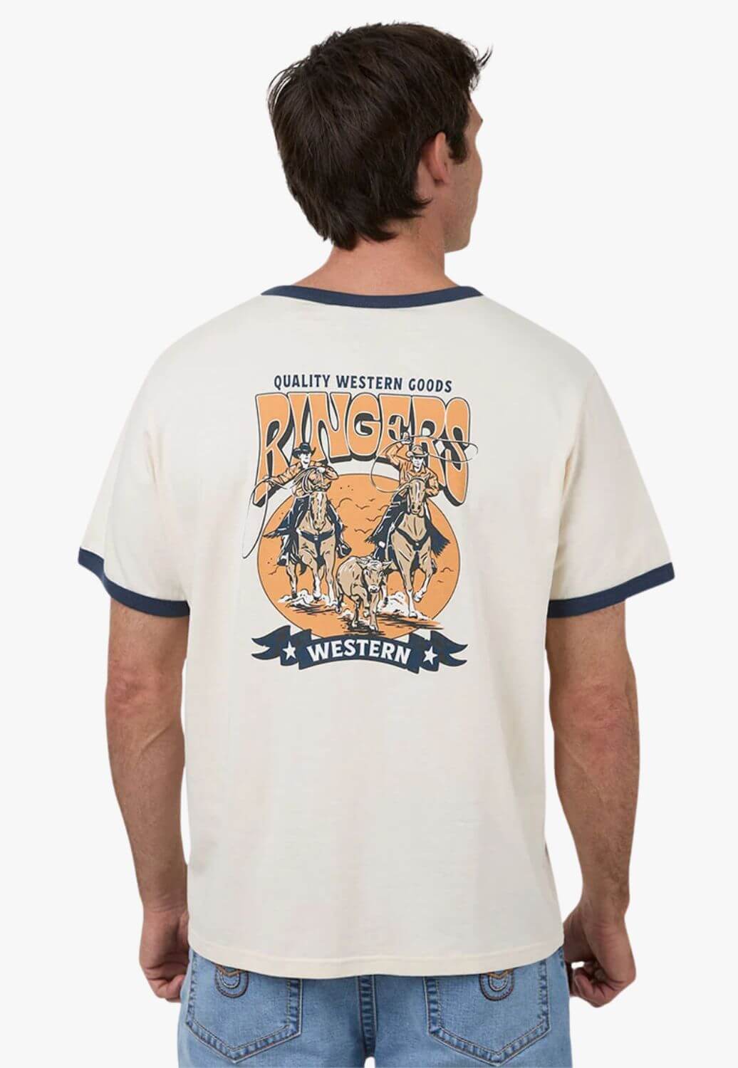 Ringers Western Mens Dust and Ropes T-Shirt