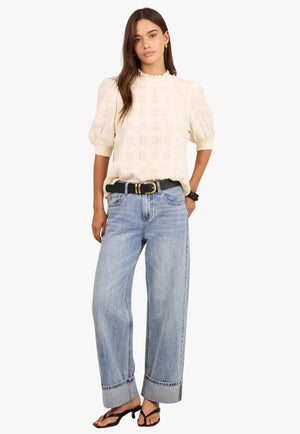 Ivy And Jack Womens Affirming Self Check Top