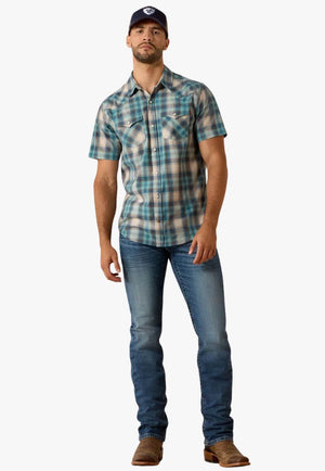 Ariat Mens Halden Short Sleeve Snap Shirt